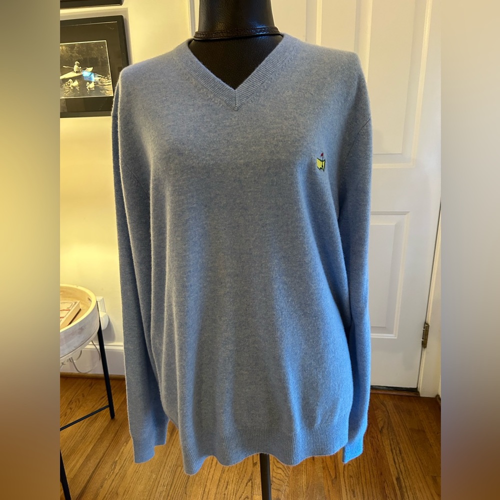 Masters Clubhouse Collection Cashmere V Neck Sweater